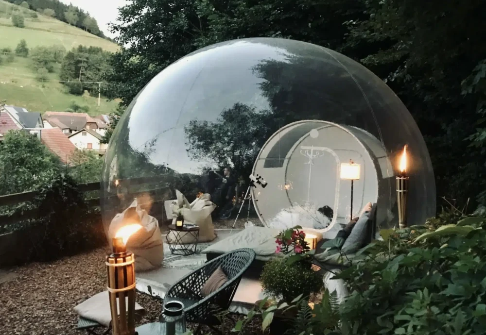 transparent crystal bubble tent