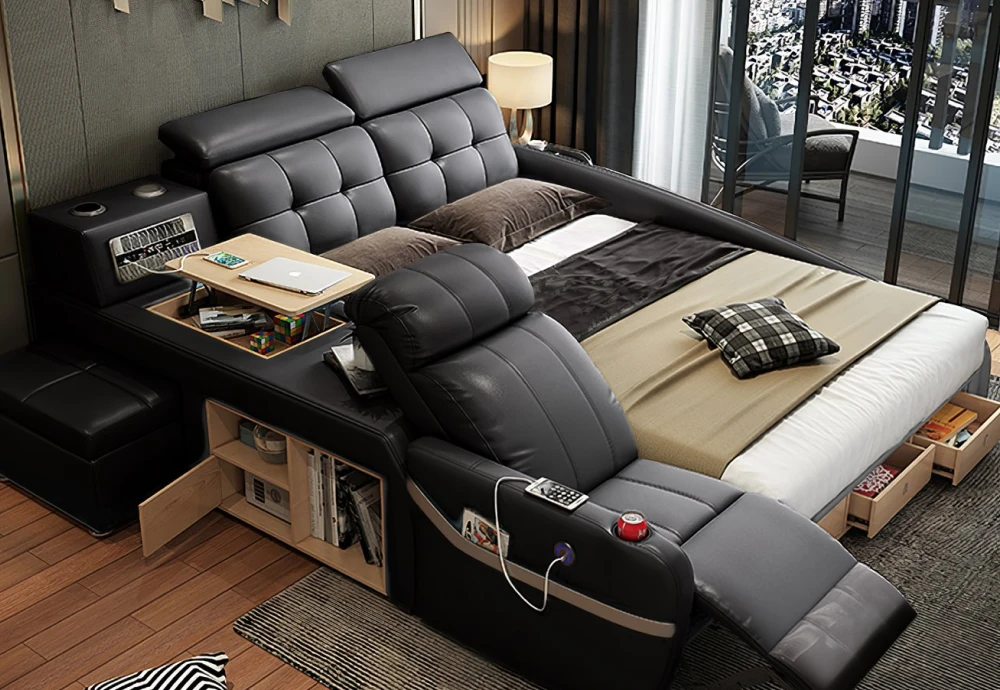 smart bed with massage chair